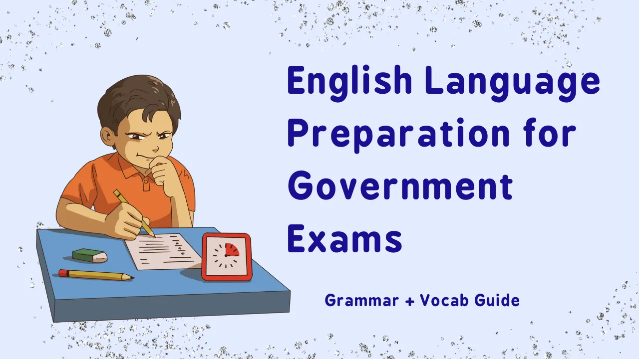 English Language Preparation for Government Exams