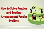 How to Solve Puzzles and Seating Arrangement Fast in Prelims