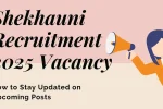Shekhauni Recruitment 2025 Vacancy