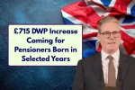 DWP increase for pensioners